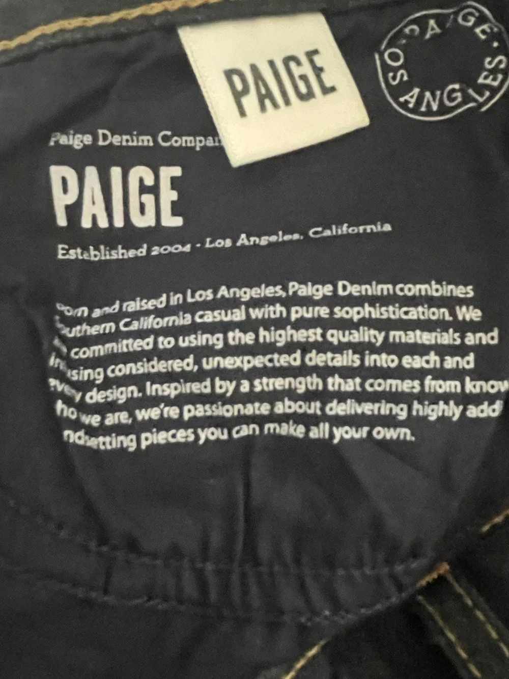 PAIGE Verdugo Ultra Skinny Jeans Women’s 28 Dark Wash Mid Rise Stretch Designer - Picture 2 of 8